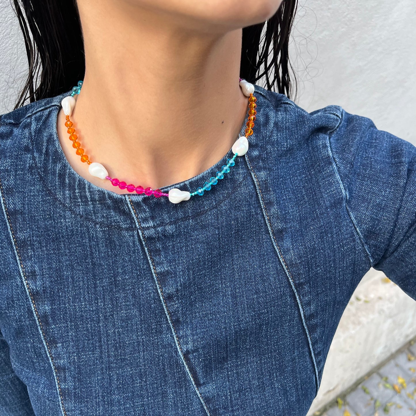 Collar Shiny Trio - Sunset Cocktail